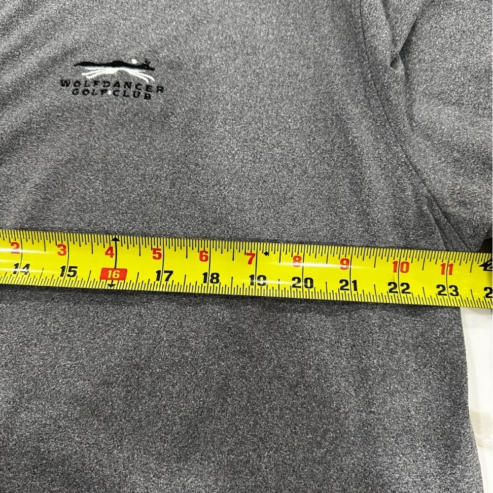 Straight Down Wolfdancer Golf Club Texas 1/4 Zip Pullover Gray XXL - Picture 8 of 9
